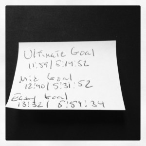 I posted my goals on Instagram and Twitter. Black and white makes it seem more dramatic.