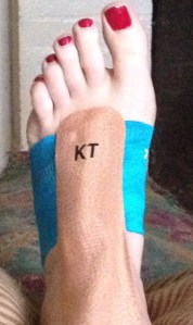 All KT Taped up and no where to go. For the time being at least.